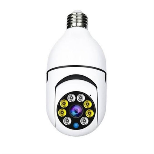 360 Rotate Auto Tracking Camera Light Bulb Wireless Wifi PTZ IP Cam Remote Viewing