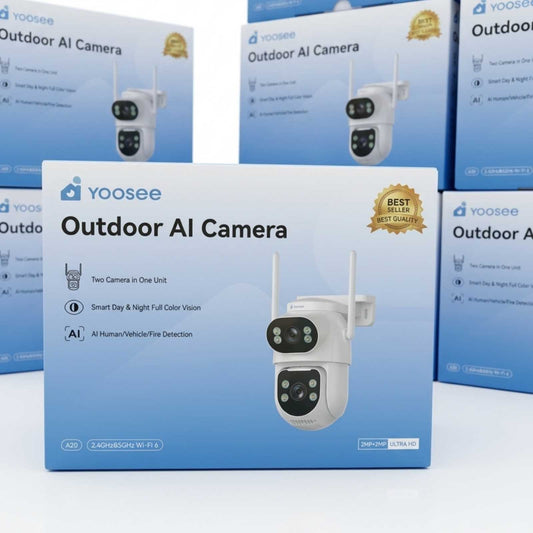 Outdoor AI Dual lens Camera 2MP + 2MP ultra HD